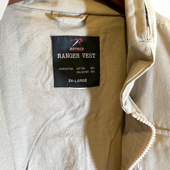 ROTHCO Ranger Vest Men NWOT 2 XL - Picture 3 of 9